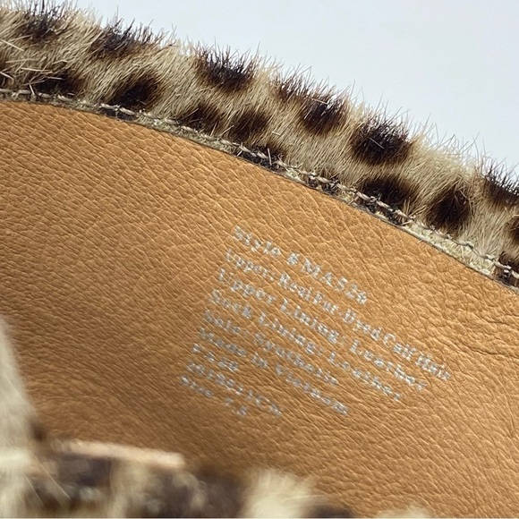 Madewell Womens The Ruby Clog in Dotted Calf Hair 7.5 Wooden Soles Slip On MA526 - Picture 10 of 11